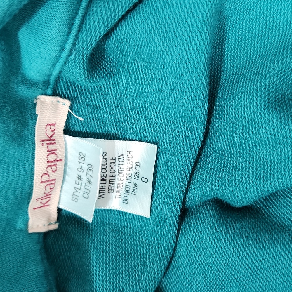 Teal Double Breasted Stretch Jacket - image 2